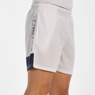 tienda de padel Madrid, tienda de padel online, tienda de padel españa, tienda de padel en linea, SHORT BULLPADEL LARACHA  BLANC