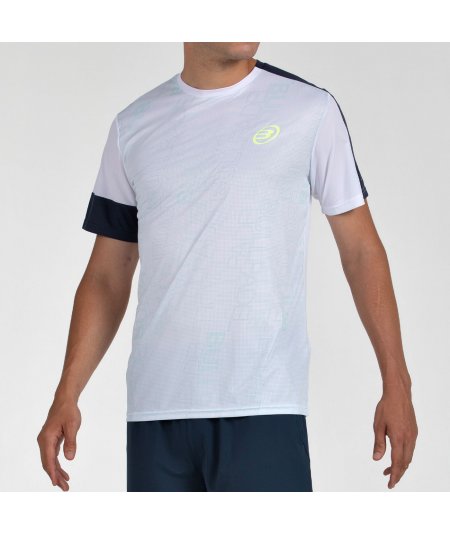 tienda de padel Madrid, tienda de padel online, tienda de padel españa, tienda de padel en linea, CAMISETA BULLPADEL LEIDO BLANC