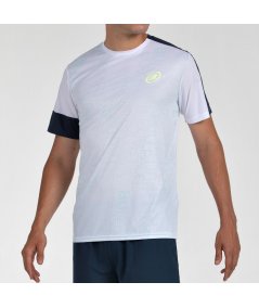 tienda de padel Madrid, tienda de padel online, tienda de padel españa, tienda de padel en linea, CAMISETA BULLPADEL LEIDO BLANC