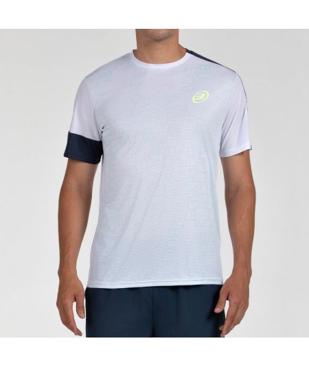 tienda de padel Madrid, tienda de padel online, tienda de padel españa, tienda de padel en linea, CAMISETA BULLPADEL LEIDO BLANC