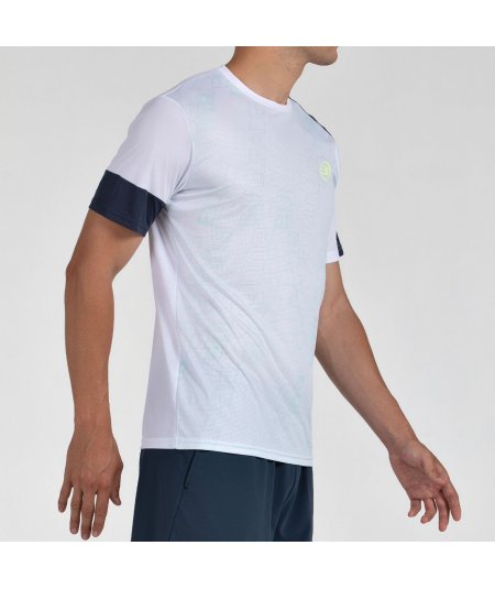 tienda de padel Madrid, tienda de padel online, tienda de padel españa, tienda de padel en linea, CAMISETA BULLPADEL LEIDO BLANC