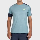 T-SHIRT BULLPADEL LEIDO BLEU VERT