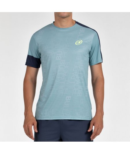 tienda de padel Madrid, tienda de padel online, tienda de padel españa, tienda de padel en linea, CAMISETA BULLPADEL LEIDO VERDE