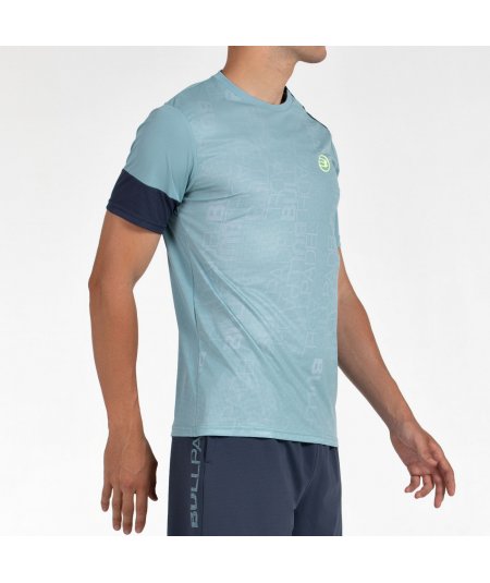 tienda de padel Madrid, tienda de padel online, tienda de padel españa, tienda de padel en linea, CAMISETA BULLPADEL LEIDO VERDE