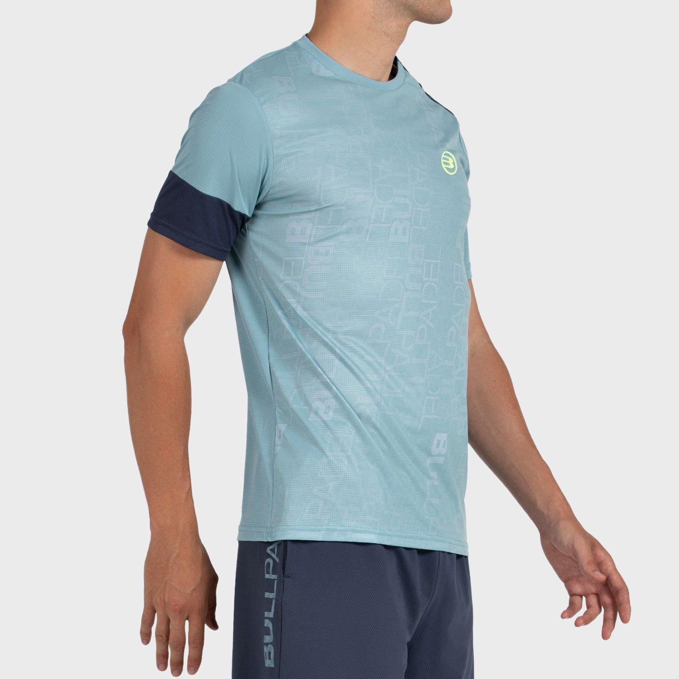 BULLPADEL LEIDO BLUE GREEN T-SHIRT
