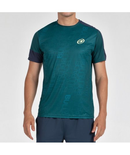 tienda de padel Madrid, tienda de padel online, tienda de padel españa, tienda de padel en linea, CAMISETA BULLPADEL LEIDO VERDE