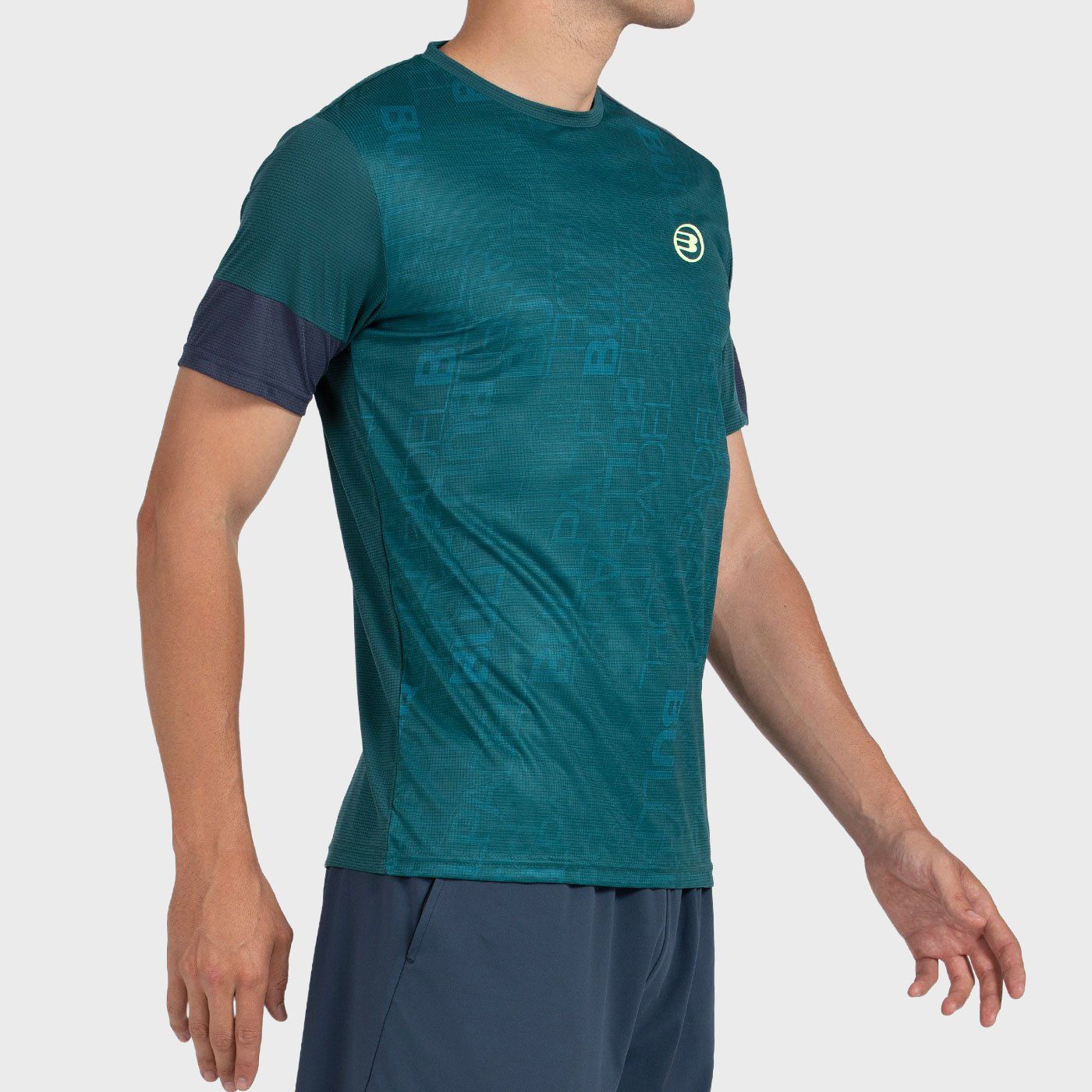 T-SHIRT BULLPADEL LEIDO VERT FONCÉ