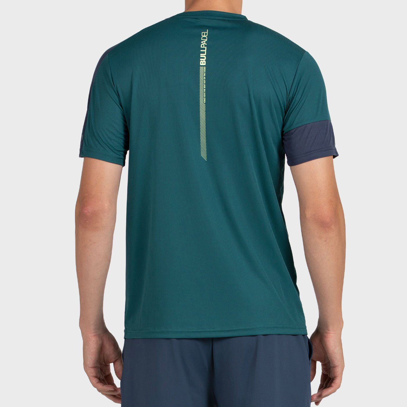 T-SHIRT BULLPADEL LEIDO VERT FONCÉ