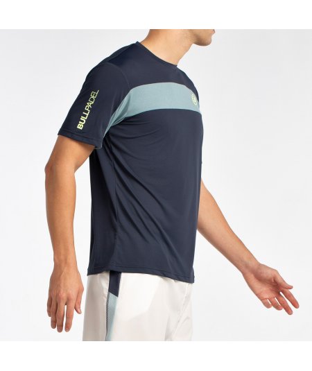 tienda de padel Madrid, tienda de padel online, tienda de padel españa, tienda de padel en linea, CAMISETA BULLPADEL LIBIO OCEAN