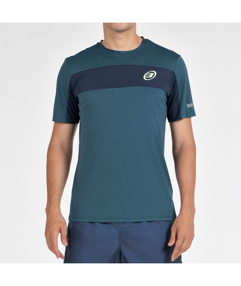 tienda de padel Madrid, tienda de padel online, tienda de padel españa, tienda de padel en linea, CAMISETA BULLPADEL LIBIO VERDE