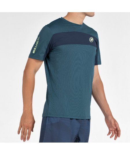 tienda de padel Madrid, tienda de padel online, tienda de padel españa, tienda de padel en linea, CAMISETA BULLPADEL LIBIO VERDE