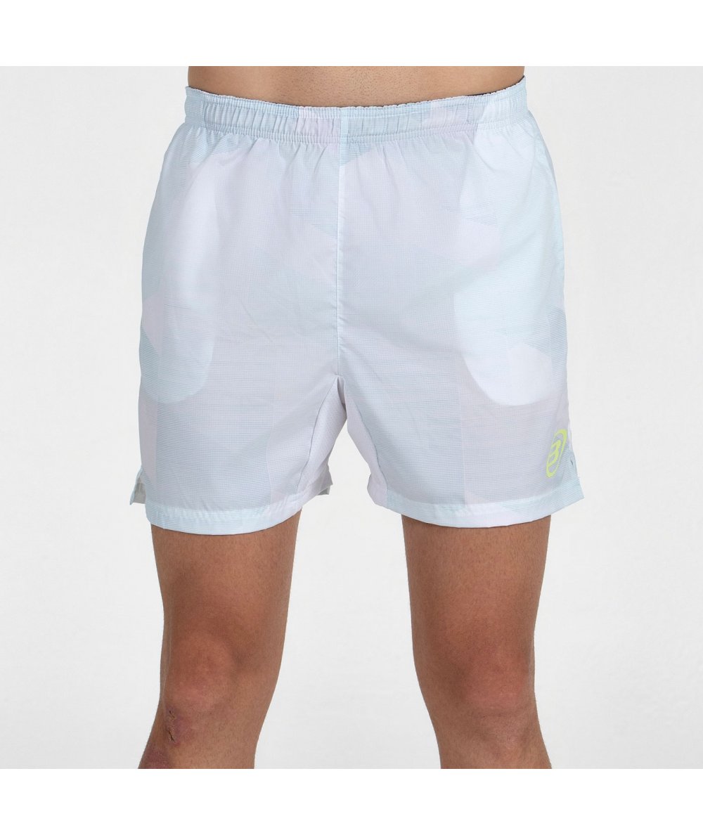 tienda de padel Madrid, tienda de padel online, tienda de padel españa, tienda de padel en linea, SHORT BULLPADEL LLENO BLANCO