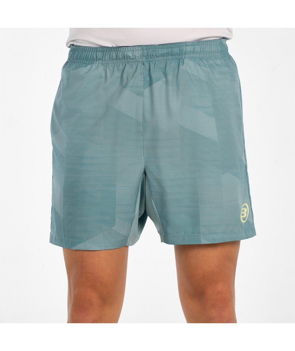 tienda de padel Madrid, tienda de padel online, tienda de padel españa, tienda de padel en linea, SHORT BULLPADEL LLENO VERDE AZ