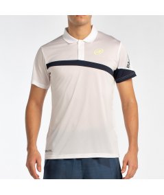 tienda de padel Madrid, tienda de padel online, tienda de padel españa, tienda de padel en linea, POLO BULLPADEL LUCIR BLANCO