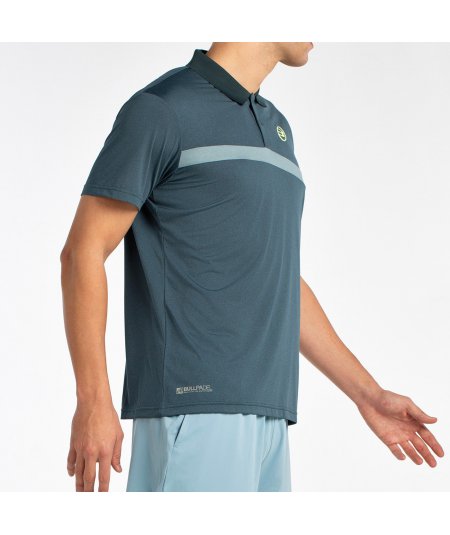 tienda de padel Madrid, tienda de padel online, tienda de padel españa, tienda de padel en linea, POLO BULLPADEL LUCIR VERDE OSC