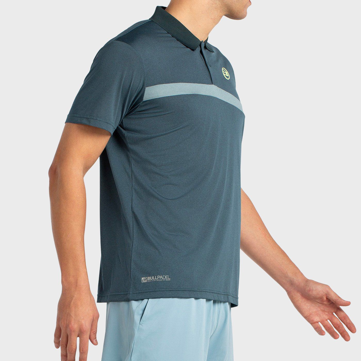 tienda de padel Madrid, tienda de padel online, tienda de padel españa, tienda de padel en linea, POLO BULLPADEL LUCIR VERDE OSC