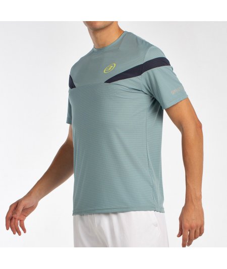 tienda de padel Madrid, tienda de padel online, tienda de padel españa, tienda de padel en linea, CAMISETA BULLPADEL LYN VERDE A