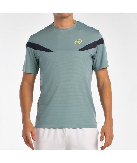 tienda de padel Madrid, tienda de padel online, tienda de padel españa, tienda de padel en linea, CAMISETA BULLPADEL LYN VERDE A