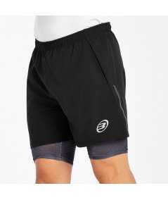 tienda de padel Madrid, tienda de padel online, tienda de padel españa, tienda de padel en linea, SHORT BULLPADEL MANZAN NEGRO