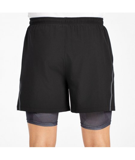 tienda de padel Madrid, tienda de padel online, tienda de padel españa, tienda de padel en linea, SHORT BULLPADEL MANZAN NEGRO
