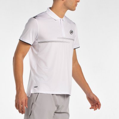 tienda de padel Madrid, tienda de padel online, tienda de padel españa, tienda de padel en linea, POLO BULLPADEL MENKAR BLANCO
