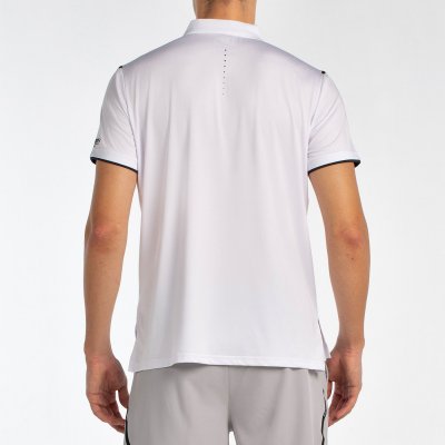 tienda de padel Madrid, tienda de padel online, tienda de padel españa, tienda de padel en linea, POLO BULLPADEL MENKAR BLANCO