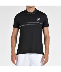 tienda de padel Madrid, tienda de padel online, tienda de padel españa, tienda de padel en linea, POLO BULLPADEL MENKAR NEGRO