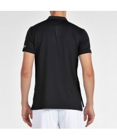 tienda de padel Madrid, tienda de padel online, tienda de padel españa, tienda de padel en linea, POLO BULLPADEL MENKAR NEGRO