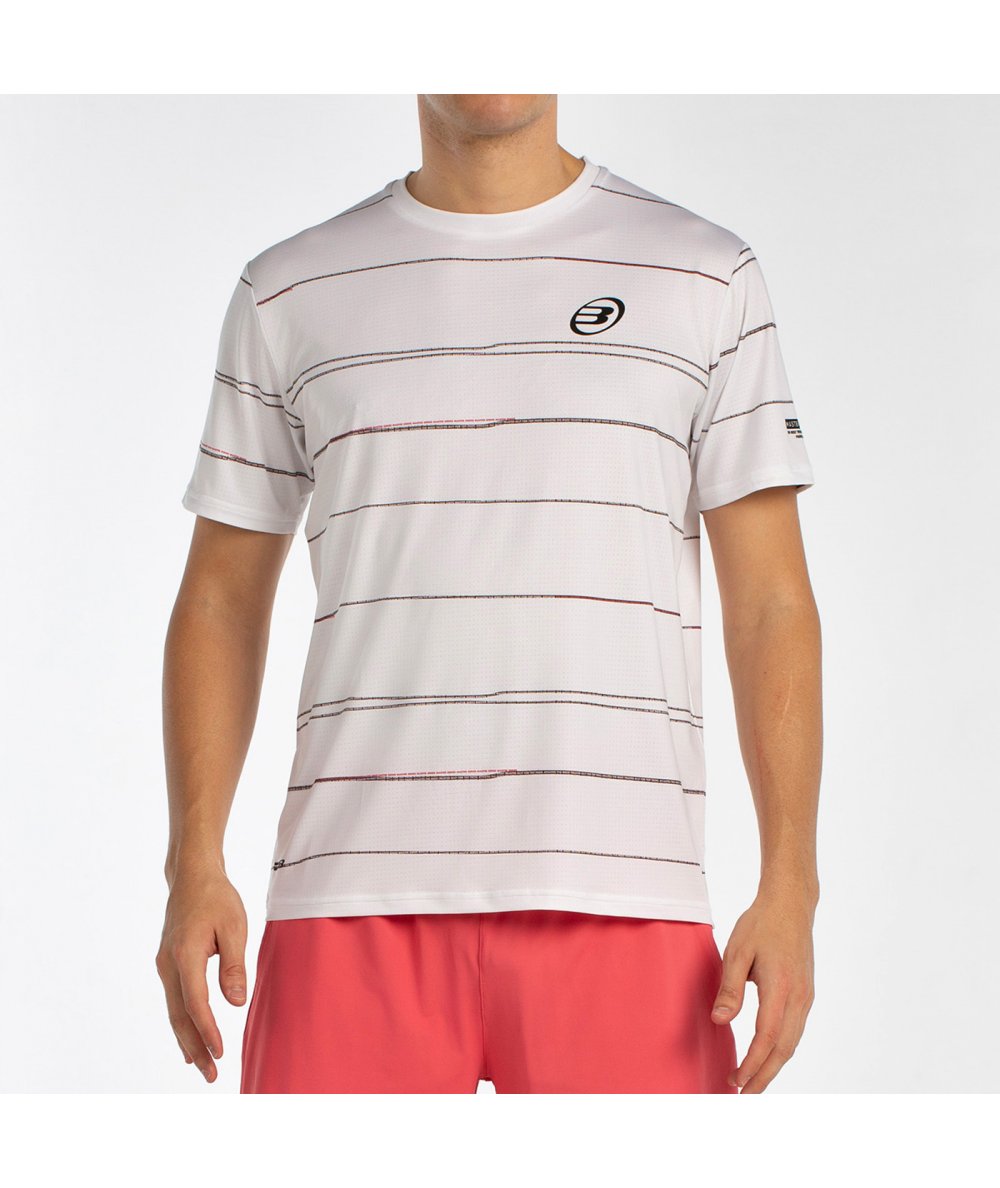 tienda de padel Madrid, tienda de padel online, tienda de padel españa, tienda de padel en linea, CAMISETA BULLPADEL MOANA BLANC