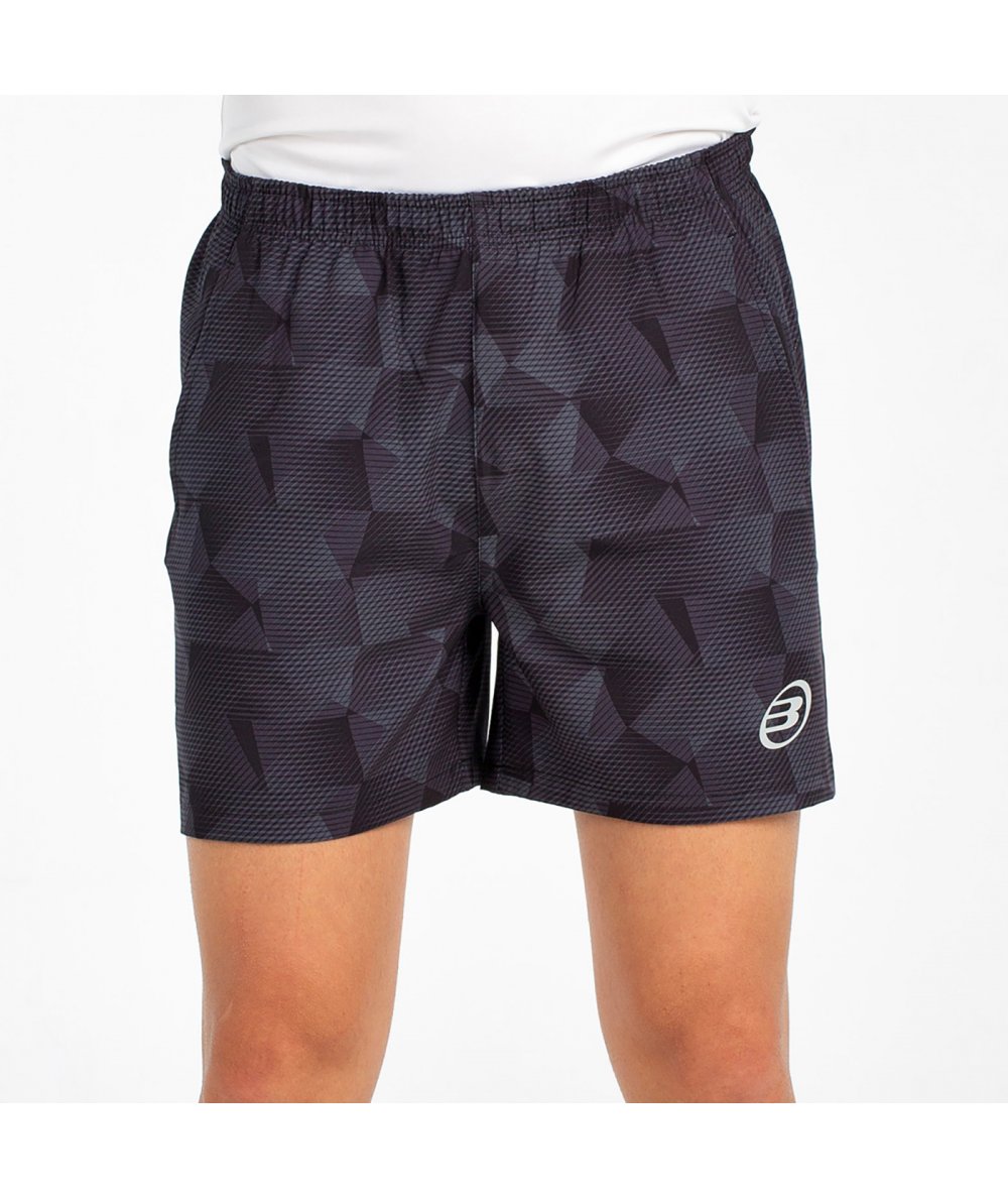 tienda de padel Madrid, tienda de padel online, tienda de padel españa, tienda de padel en linea, SHORT BULLPADEL MONCH NEGRO