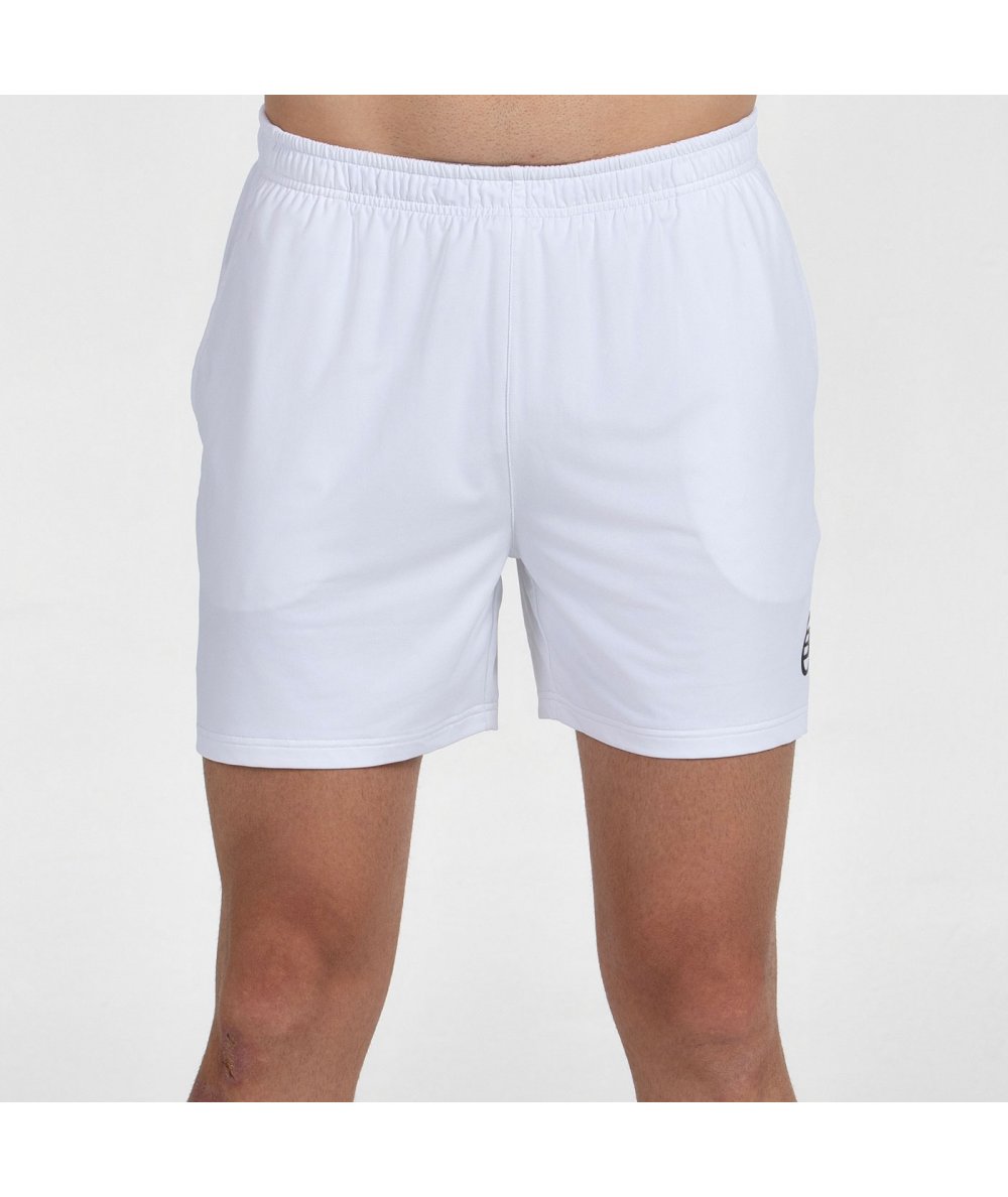 tienda de padel Madrid, tienda de padel online, tienda de padel españa, tienda de padel en linea, SHORT BULLPADEL MONFOR BLANCO