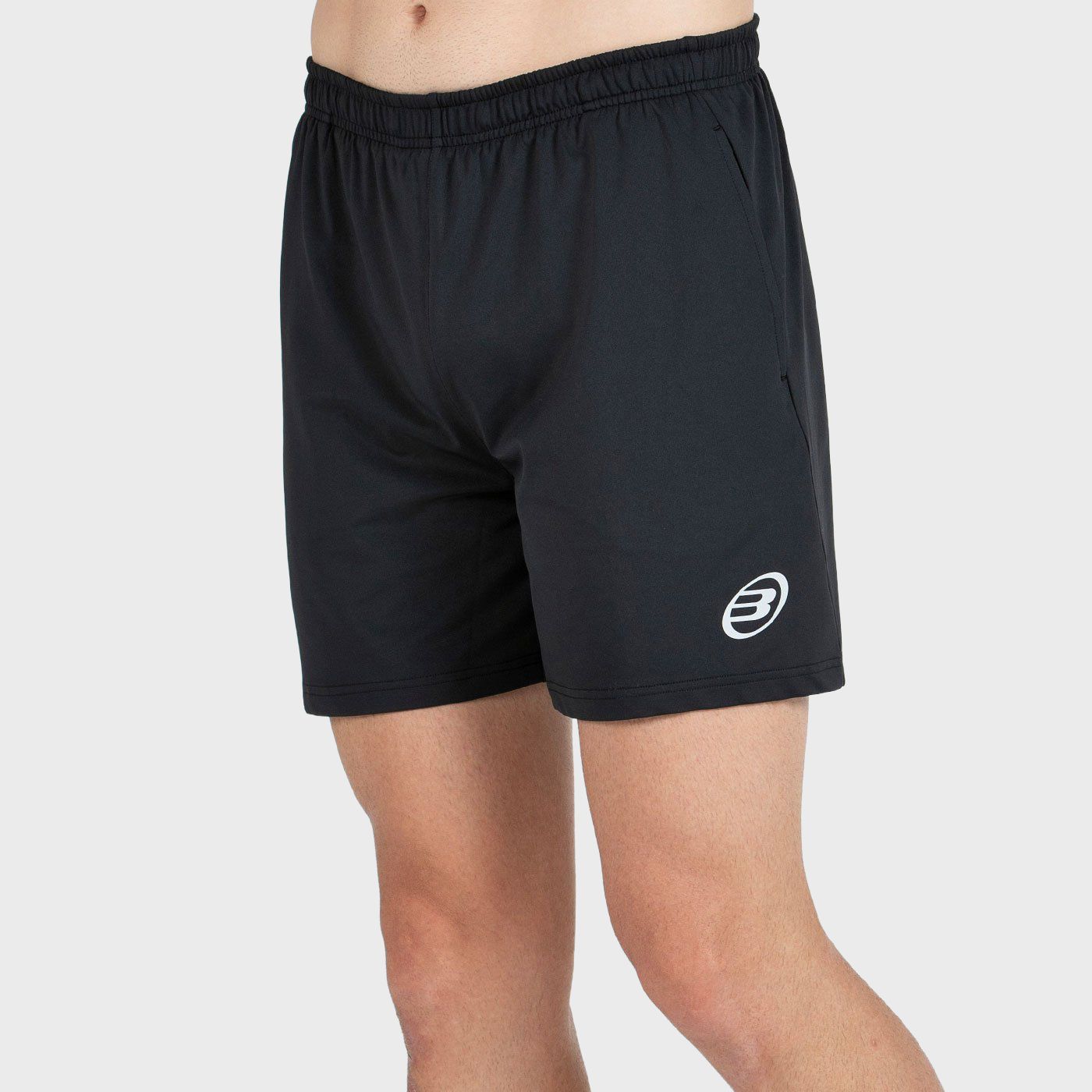 tienda de padel Madrid, tienda de padel online, tienda de padel españa, tienda de padel en linea, SHORT BULLPADEL MONFOR NEGRO