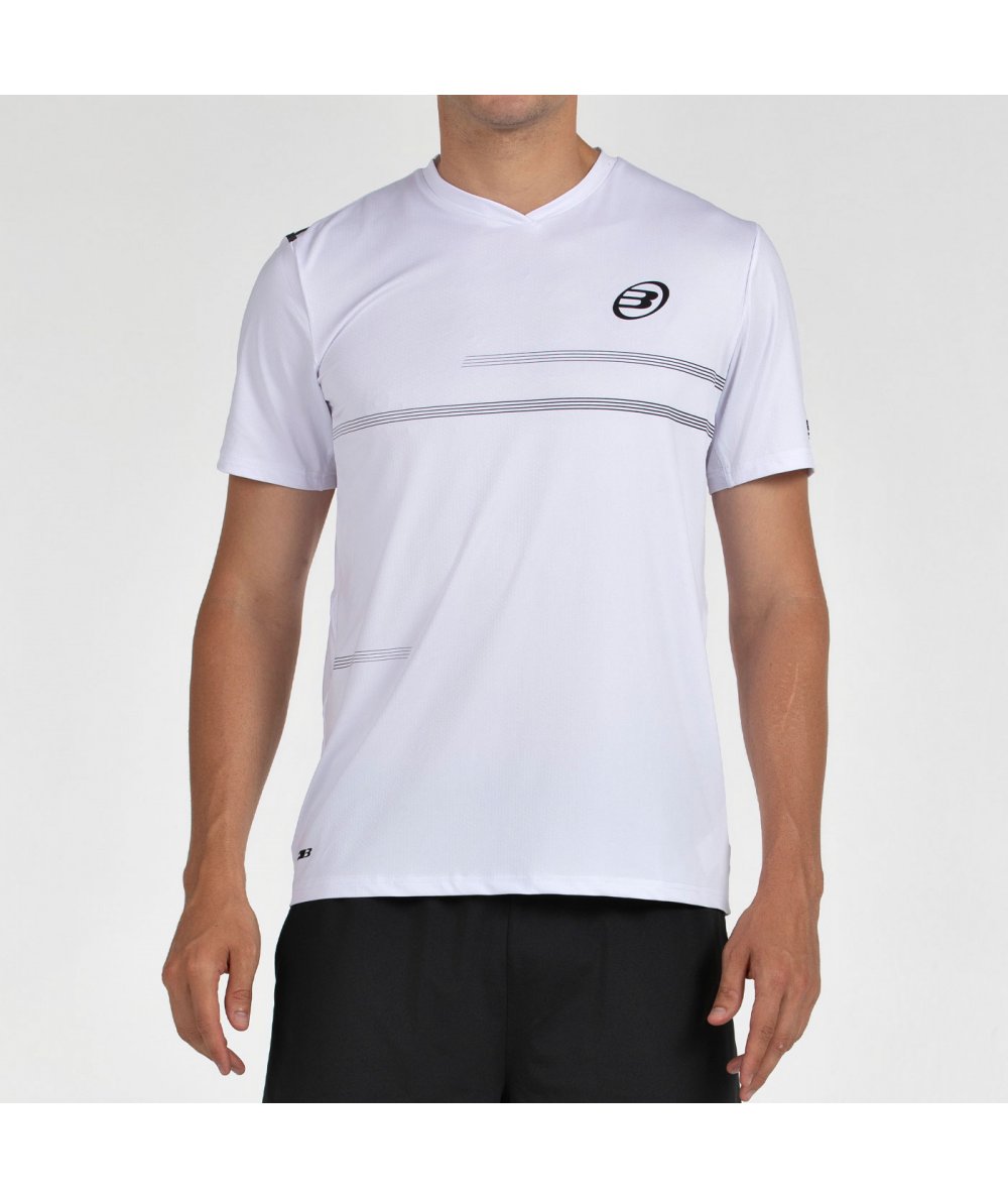 tienda de padel Madrid, tienda de padel online, tienda de padel españa, tienda de padel en linea, CAMISETA BULLPADEL MONTUNO BLA