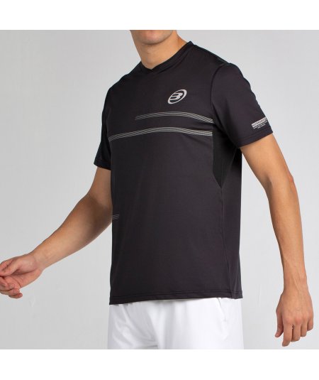 tienda de padel Madrid, tienda de padel online, tienda de padel españa, tienda de padel en linea, CAMISETA BULLPADEL MONTUNO NEG