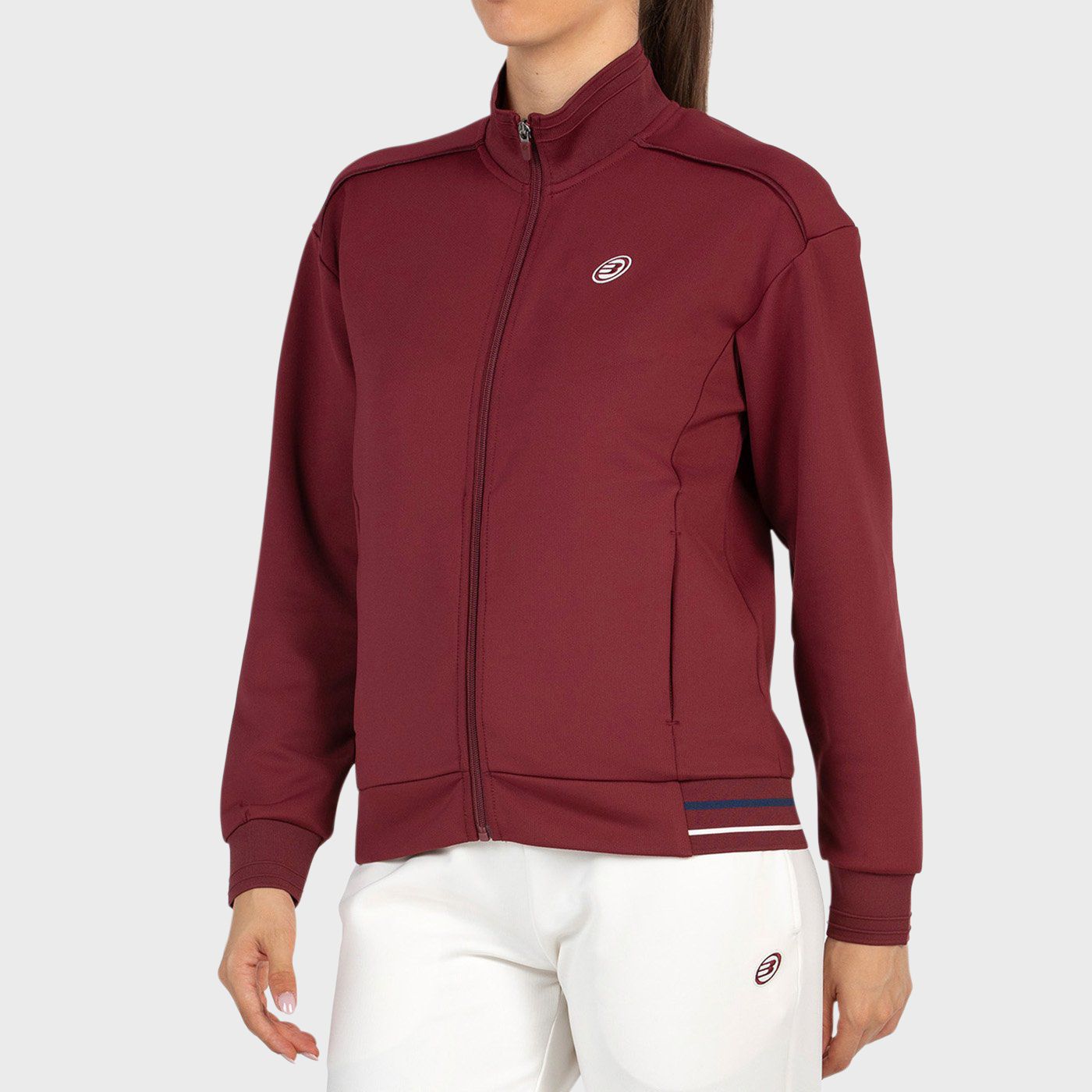 tienda de padel Madrid, tienda de padel online, tienda de padel españa, tienda de padel en linea, SUDADERA BULLPADEL ALSA VINO B