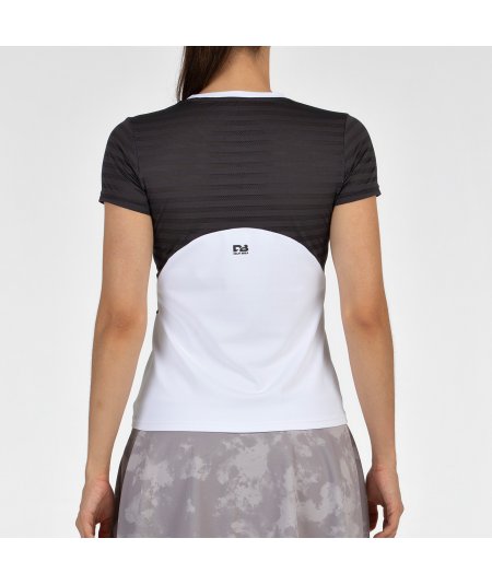 tienda de padel Madrid, tienda de padel online, tienda de padel españa, tienda de padel en linea, CAMISETA BULLPADEL DUMIA BLANC