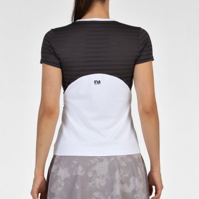 tienda de padel Madrid, tienda de padel online, tienda de padel españa, tienda de padel en linea, CAMISETA BULLPADEL DUMIA BLANC