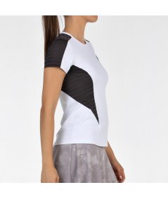 tienda de padel Madrid, tienda de padel online, tienda de padel españa, tienda de padel en linea, CAMISETA BULLPADEL DUMIA BLANC