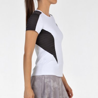 tienda de padel Madrid, tienda de padel online, tienda de padel españa, tienda de padel en linea, CAMISETA BULLPADEL DUMIA BLANC