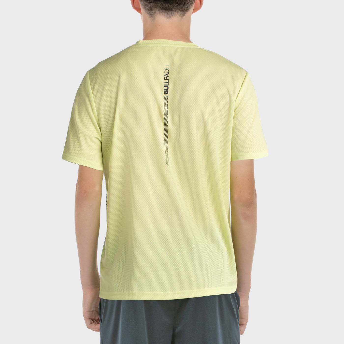 CAMISETA BULLPADEL LADRA J LIMON