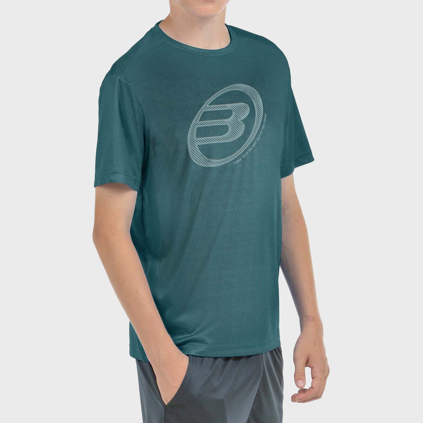 CAMISETA BULLPADEL LANDE J VERDE AZULADO VIGORE