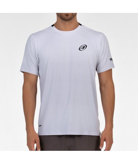 tienda de padel Madrid, tienda de padel online, tienda de padel españa, tienda de padel en linea, CAMISETA BULLPADEL MUSICA BLAN