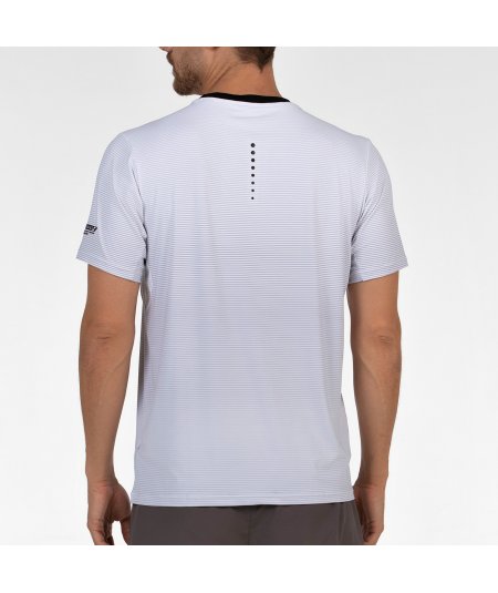 tienda de padel Madrid, tienda de padel online, tienda de padel españa, tienda de padel en linea, CAMISETA BULLPADEL MUSICA BLAN