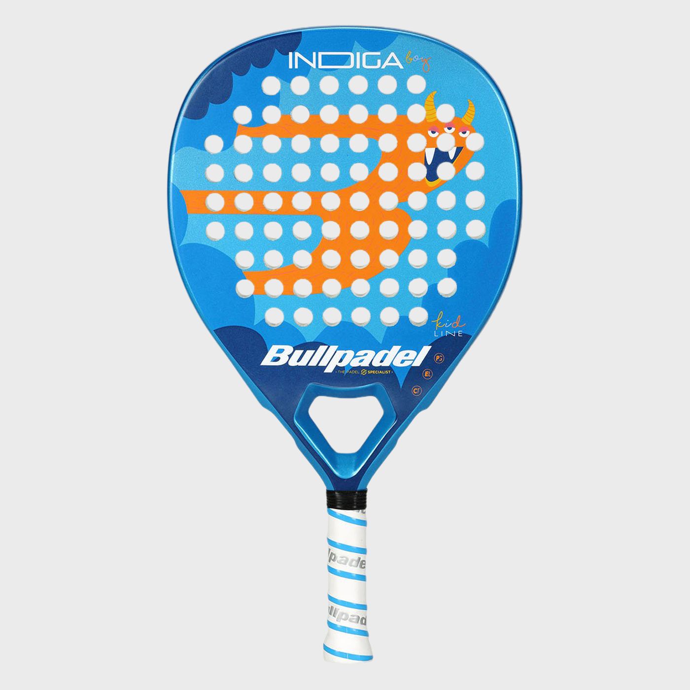 tienda de padel Madrid, tienda de padel online, tienda de padel españa, tienda de padel en linea, PALA BULLPADEL INDIGA BOY 26