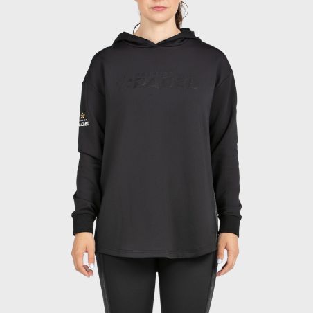 tienda de padel Madrid, tienda de padel online, tienda de padel españa, tienda de padel en linea, SUDADERA BULLPADEL PAITT NEGRO