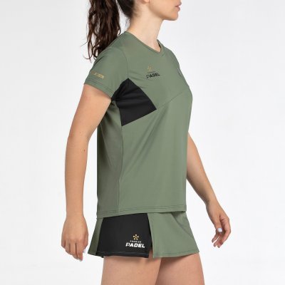 tienda de padel Madrid, tienda de padel online, tienda de padel españa, tienda de padel en linea, CAMISETA BULLPADEL PAMPAN KAKI