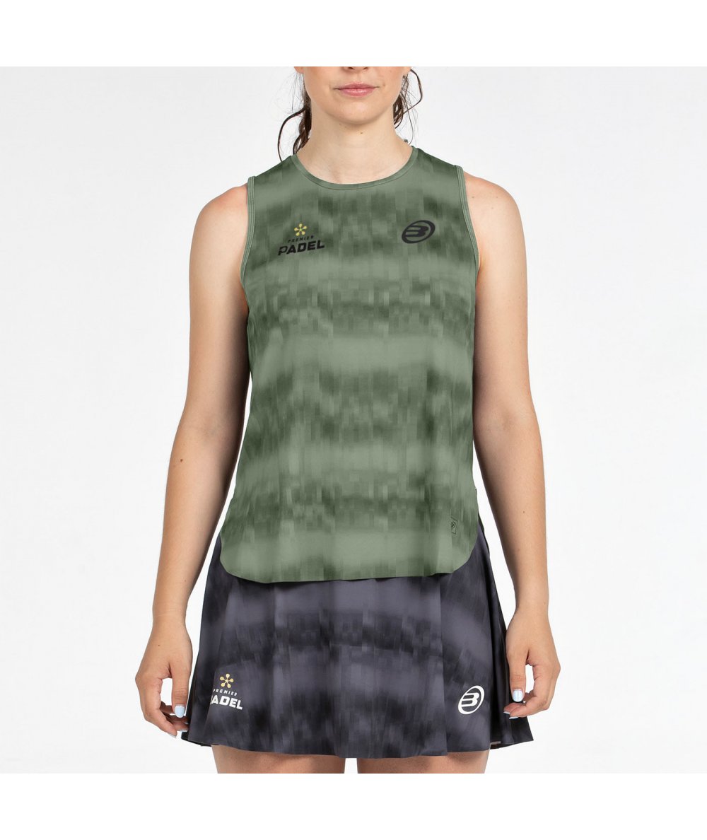 tienda de padel Madrid, tienda de padel online, tienda de padel españa, tienda de padel en linea, CAMISETA BULLPADEL PARNAV KAKI