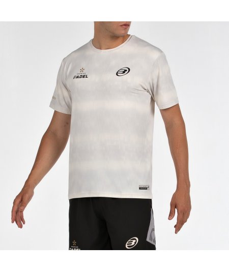 tienda de padel Madrid, tienda de padel online, tienda de padel españa, tienda de padel en linea, CAMISETA BULLPADEL PASCO CRUDO