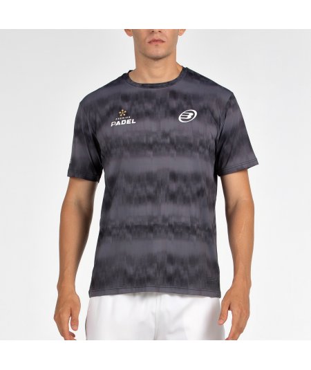 tienda de padel Madrid, tienda de padel online, tienda de padel españa, tienda de padel en linea, CAMISETA BULLPADEL PASCO NEGRO