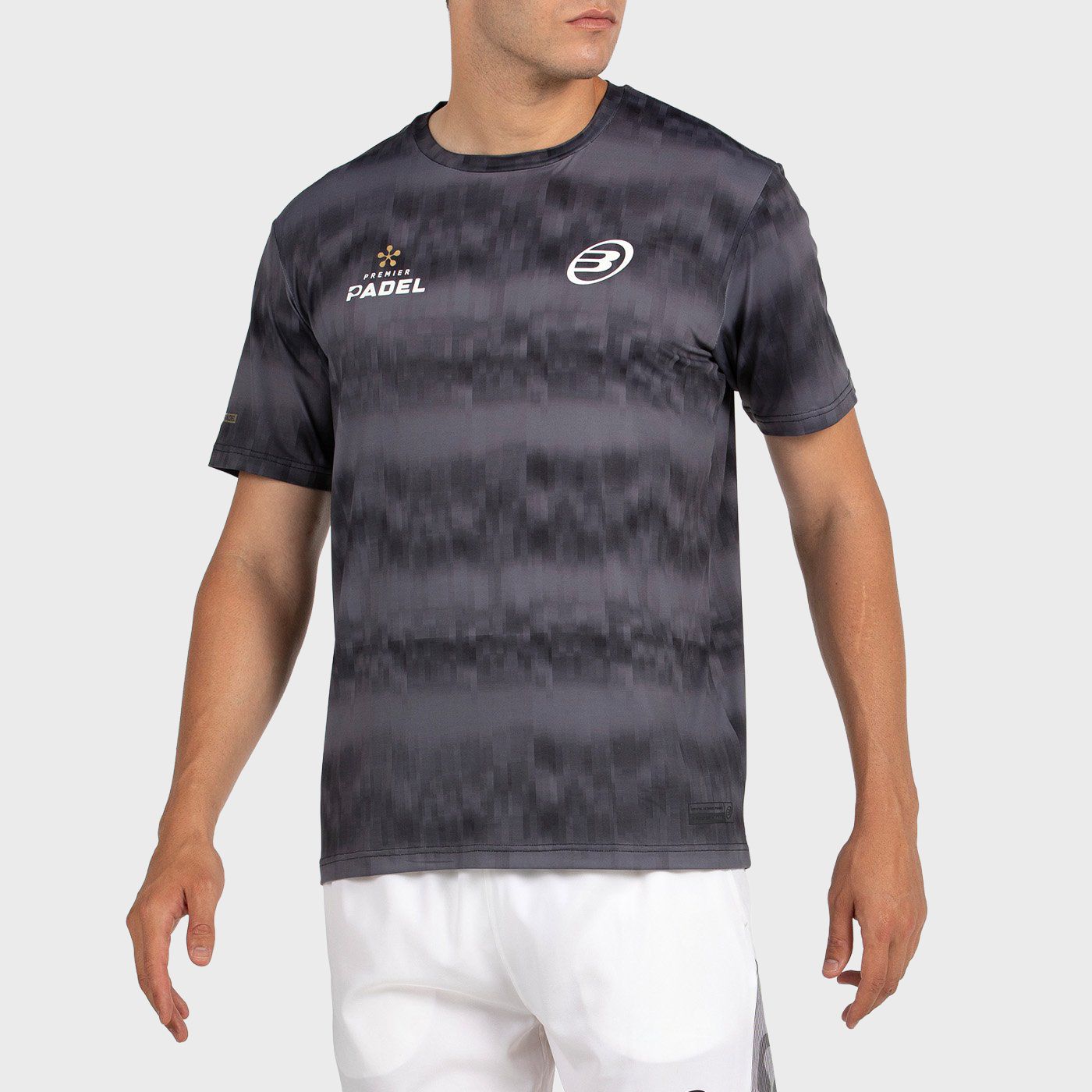 tienda de padel Madrid, tienda de padel online, tienda de padel españa, tienda de padel en linea, CAMISETA BULLPADEL PASCO NEGRO